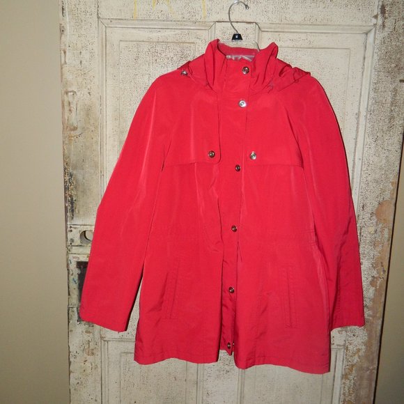 Fog By London Fog Womens Jacket Zip & Snap Front Removable Hood XL (KK-8) - Picture 1 of 5